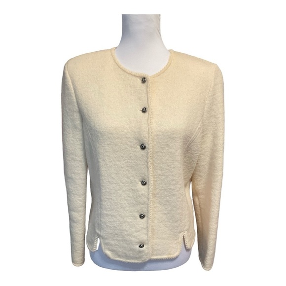 Deans of Scotland 100% Wool Cardigan Size S - Picture 1 of 6